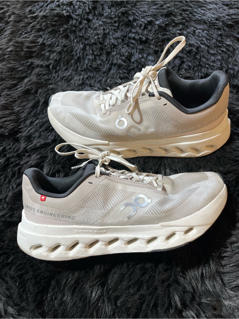 On Running Cloudnova womans Running Shoes in Light Gray